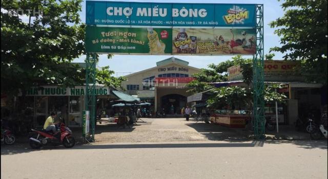 Bán đất khu phố chợ Miếu Bông, mặt tiền đường 5m5 song song với Thu Bồn, cách Quốc Lộ 1A chỉ 50m