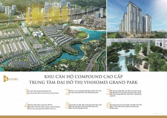 Masteri Centre Point - Khu căn hộ compound ngay trung tâm KĐT thông minh Vinhomes Grand Park Quận 9