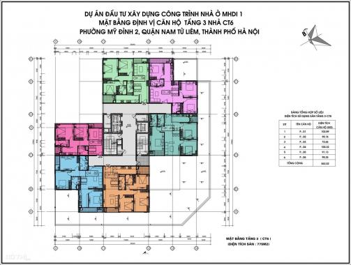 Cần bán nhanh căn hộ chung cư tại dự án CT5 - 6 Lê Đức Thọ