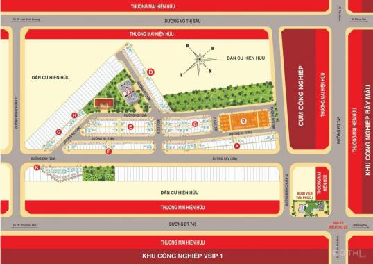 Nguồn chủ đầu tư Casa Mall giáp Thuận An lô rẻ nhất dự án chỉ 1 tỷ 1
