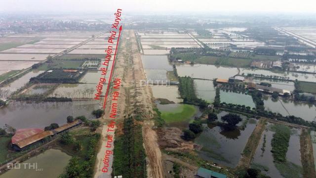 Đẹp, hiếm! Bán gấp mảnh đất cực đẹp tại Hoàng Long Phú Xuyên, ô tô tránh DT 120m2, chỉ 6,5tr/m2