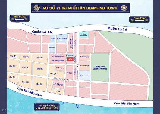 Bán đất tại Xã Suối Tân, Cam Lâm, Khánh Hòa diện tích 125m2, giá 6.6 triệu/m2