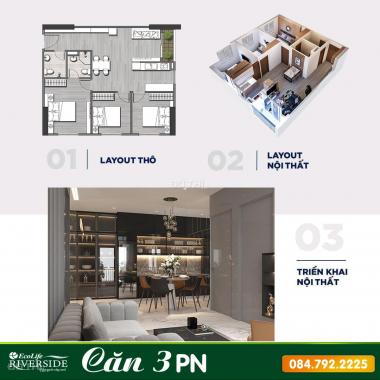 Bán căn hộ chung cư tại dự án Ecolife Riverside, Quy Nhơn, Bình Định diện tích 60m2 giá 19 triệu/m2