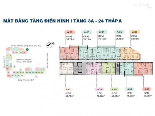 Bán căn hộ penthouse Jamila Khang Điền, 2 tầng, 256m2, 3PN, nhà thô