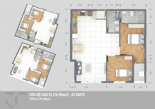 Green Town Bình Tân giá gốc cư dân bán căn hộ 2PN từ 49m đến 91.74m2