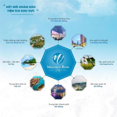 Đất nền dự án tại dự án Mallorca River City, Điện Bàn, Quảng Nam, diện tích 120m2 giá 13.5 triệu/m2