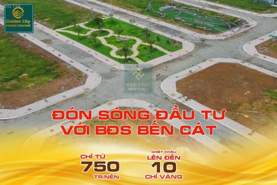 Đất dự án Phương Toàn Phát, sổ riêng, DT 70m2 giá 750 triệu, nằm trên ĐT 741 Chánh Phú Hòa, Bến Cát