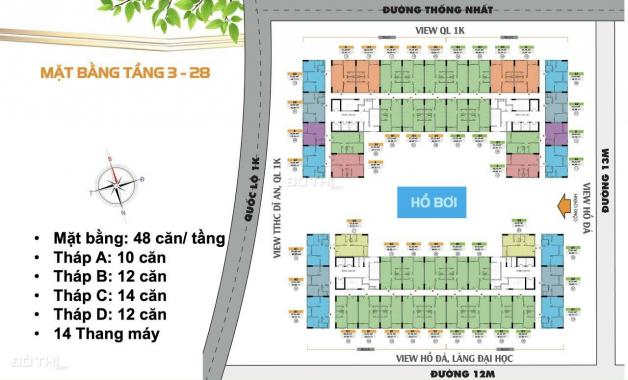 Căn hộ 2PN Bcons Plaza làng Đại Học chuẩn riêng cho cộng đồng tri thức