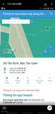 Bán đất tại đường 64, Xã Tân Định, Bắc Tân Uyên, Bình Dương, diện tích 9900m2, giá 4.2 tỷ