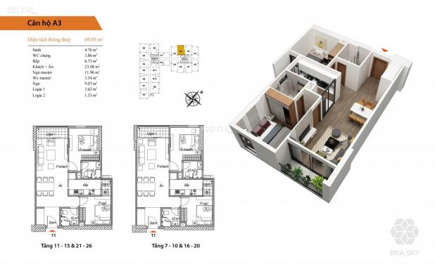 Bán căn hộ 04, 2 phòng ngủ 2wc. Hỗ trợ lãi suất 0%