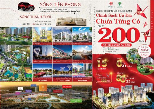 Vinhomes Grand Park Quận 9, sở hữu nhà Sài Gòn chỉ từ 200tr