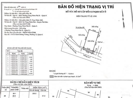 Bán đất mặt tiền đường Số 7, Phường Tăng Nhơn Phú B, Quận 9, giá 24tỷ/607m2 LH 0903.066.813