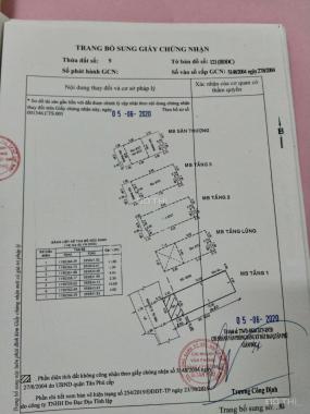 Nhà 4 lầu DT 4x12.5m hẻm nhựa 7m Tô Hiệu, Phường Hiệp Tân, Q. Tân Phú, giá 6.3 tỷ, LH 0933.839.164