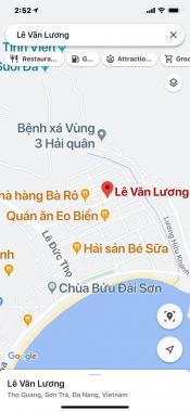 Bán 350m2 đất ở đường 15m Lê Văn Lương, Thọ Quang, Sơn Trà, cách biển 300m, giá 18.55 tỷ