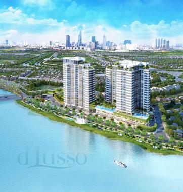 Chính chủ bán căn hộ D Lusso Quận 2, view sông, góc 2PN, tầng 8, giá gốc đã CK 2%, chênh 50 triệu