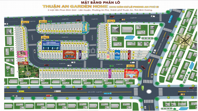 Đất nền dự án vòng xoay An Phú, Thành phố Thuận An
