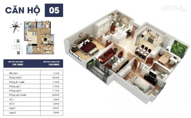 Goldmark City chỉ 1,339 tỷ nhận nhà ngay căn góc 128,9m2. Trả chậm 3 năm miễn lãi