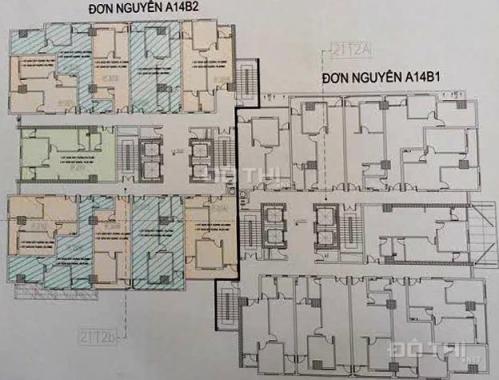 Bán chung cư A14 Nam Trung Yên, sổ đỏ chính chủ, nhà mới 100%, giá 1,7 tỷ