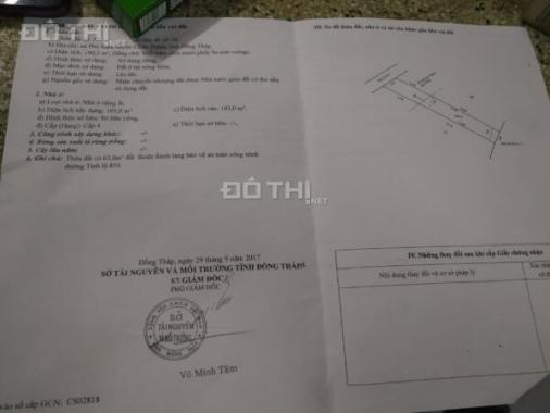 Chính chủ cần bán nhà đất Tỉnh Lộ 854 Phú Hựu, Châu Thành, Đồng Tháp