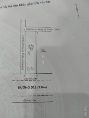 Bán đất đường D12 KDC Phúc Đạt, phường Phú Lợi, Thủ Dầu Một