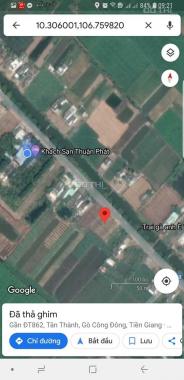 Đất mặt tiền Tỉnh lộ 862 kế bên khách sạn Thuận Phát. Liên hệ 0902507515