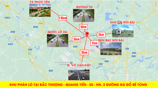 Lô đẹp gần Hồ, đường rộng 6m Chính chủ ở Bắc Thượng, Quang Tiến, Sóc Sơn