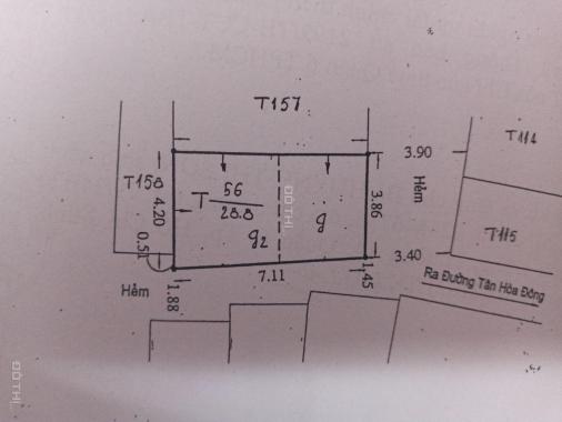 Ngộp ngân hàng, bán nhà đẹp, chính chủ 79/34B20 Tân Hoà Đông, Quận 6, chỉ hơn 2 tỷ