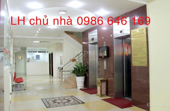 82m2 VP cho thuê tại nhà VP 9 tầng số 18 Thái Hà. Giá 17 triệu/tháng, LH chủ nhà 0986646169