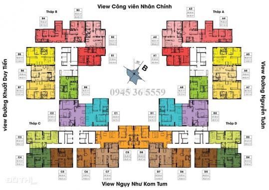 Cần tiền tết 2021 bán gấp căn hộ 904,dự án Việt Đức Complex, 39 Lê Văn Lương, DT: 92m2, 3 PN,góc