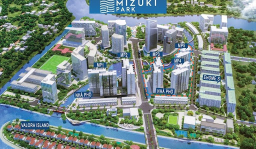 Chuyên căn hộ, nhà phố, biệt thự Khu đô thị Mizuki Park