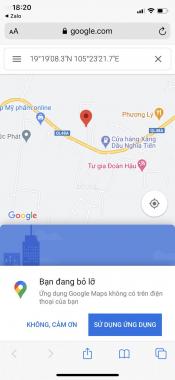 Bán nhanh 2 lô đất đẹp xã Nghĩa Tiến, TX Thái Hoà, Nghệ An