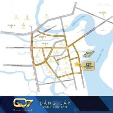 Cần bán nhanh căn hộ dự án Q7 Saigon Riverside U2.05 - 66m2 (2PN, 2WC), chênh thấp