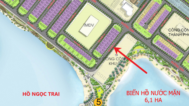 BT song lập Sao Biển 11 (SB11) Vinhomes Ocean Park, hướng ĐN, 150m2, cạnh biển hồ