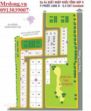 Bán đất Liên Phường, Quận 9, 100m2, 55tr/m2 gần Bưng Ông Thoàn 0913039007