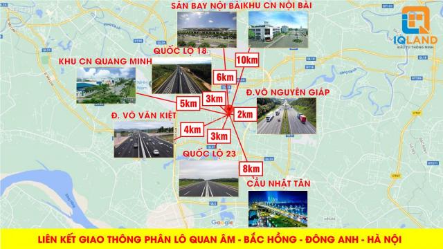 Chính chủ bán đất phân lô Quan Âm, Bắc Hồng chỉ hơn 500tr/ lô, giá tốt