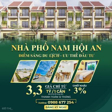 3.3 tỷ sở hữu ngay homestay view sông Thu Bồn - Nam Hội An City diện tích 100m2 - 3 tầng - 5 phòng