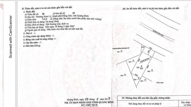 Chính chủ cần tiền bán lô đất đường Hữu Nghị đối diện BIDV Hữu Nghị