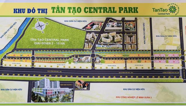 Mở bán - 30 nền đất khu đô thị Tân Tạo Central Park - TP. HCM (hãy nói không với giá ảo)