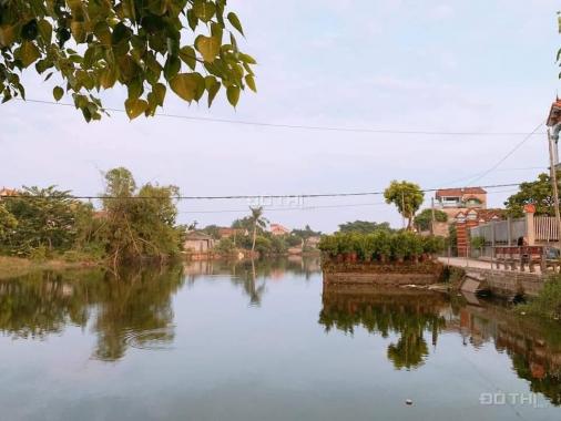 Bán 120m2 đất mặt đường view hồ ở Phụng Công Văn Giang Hưng Yên Ecopark 0385626846