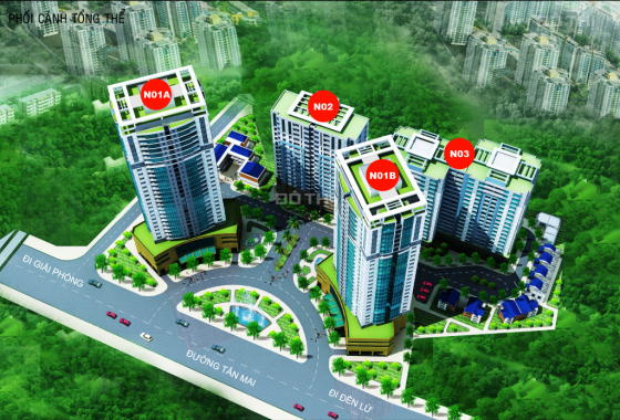 Rẻ: Bán nhanh các căn hộ thấp tầng, toà nhà N01B, chung cư K35 Tân Mai, giá chỉ 26 triệu/m2