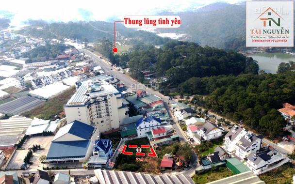 Bán gấp lô đất XD biệt thự 336 m2 ngay cạnh Thung Lũng Tình Yêu, P. 8, Đà Lạt giá 8.5 tỷ