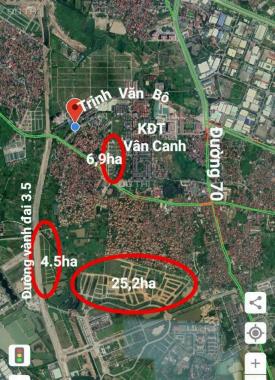 Cần bán lô đất 93m2, MT 6M TẠI Vân Canh 25,2ha, vị trí đẹp, giá đầu tư. LH 0909469111