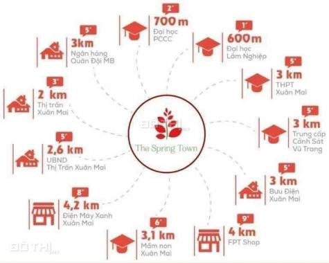 Bán đất nền dự án khu đô thị đầu tiên và duy nhất tại Xuân Mai diện tích từ 80m2, giá 15 tr/m2