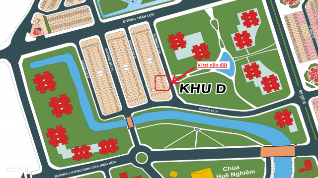 Bán đất An Phú An Khánh khu D gần cầu thủ thiêm nền LK3 (100m2) 180 triệu/m2