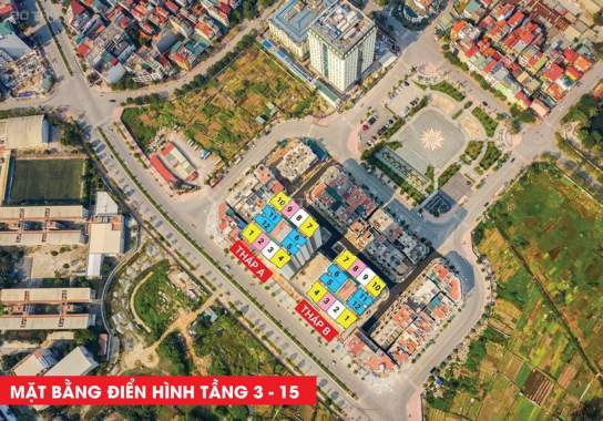 3,38 tỷ sở hữu căn góc 3PN, ban công Đông Nam dự án cao cấp HC Golden City, tân gia 100tr + full NT