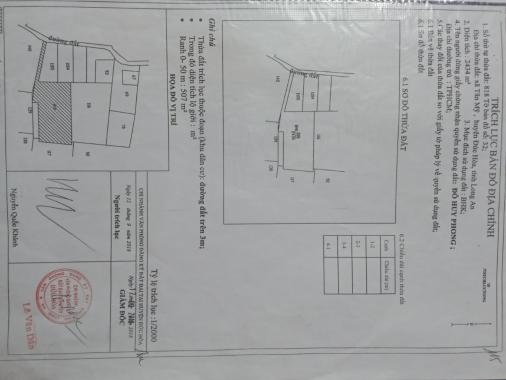 Chính chủ cần bán gấp lô đất 2400m2 có sổ tại xã Tân Mỹ, Đức Hòa, Long An. LH: 0908170502