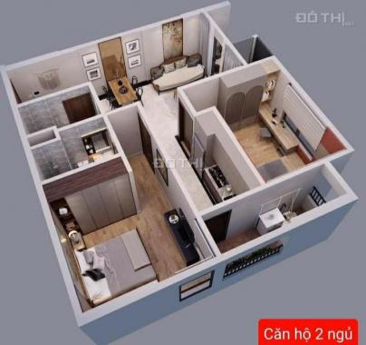 Bán căn chung cư 2 phòng ngủ, 2WC tại Vĩnh Yên