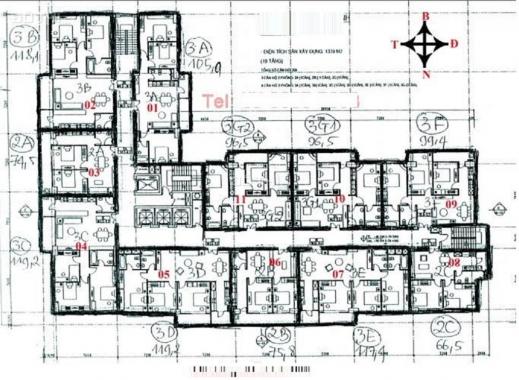 Chỉ cần 1,71 tỷ sở hữu ngay căn hộ Intracom 1, 74.5m2 chia 2 ngủ về ở luôn, sổ đỏ chính chủ