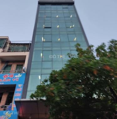 Tòa nhà VP xây mới ngõ 41 Thái Hà 117m2 x 8 tầng MT 7m 28 tỷ thang máy, gara ô tô KD sầm uất