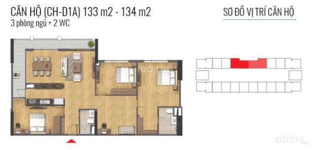 Bán suất ngoại giao căn 3PN DT 121.6m2, tầng có sân vườn tại Epic's Home, giá rẻ nhất dự án